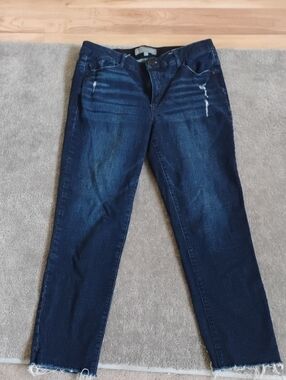 Wit & Wisdom Dark Blue Straight-Leg Jeans. Women's Size 8.  Like New
